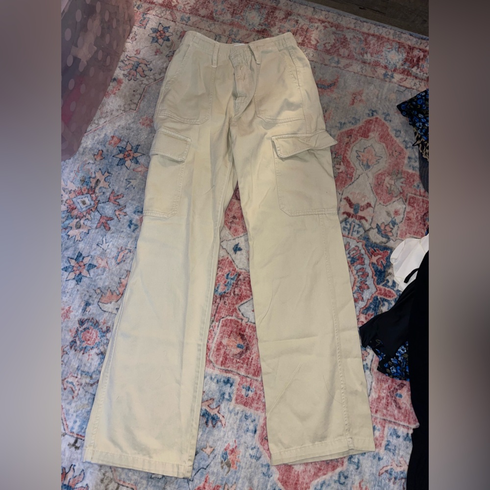 Zara Beige Cargo Pants